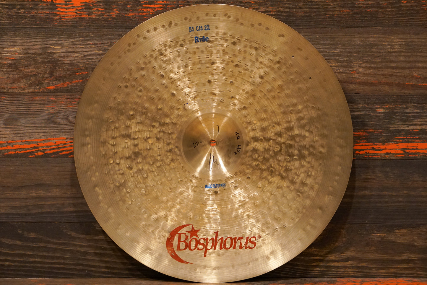 Bosphorus 22" Lyric Ride Cymbal w/ Jesse Simpson Re-hammer - 2310g