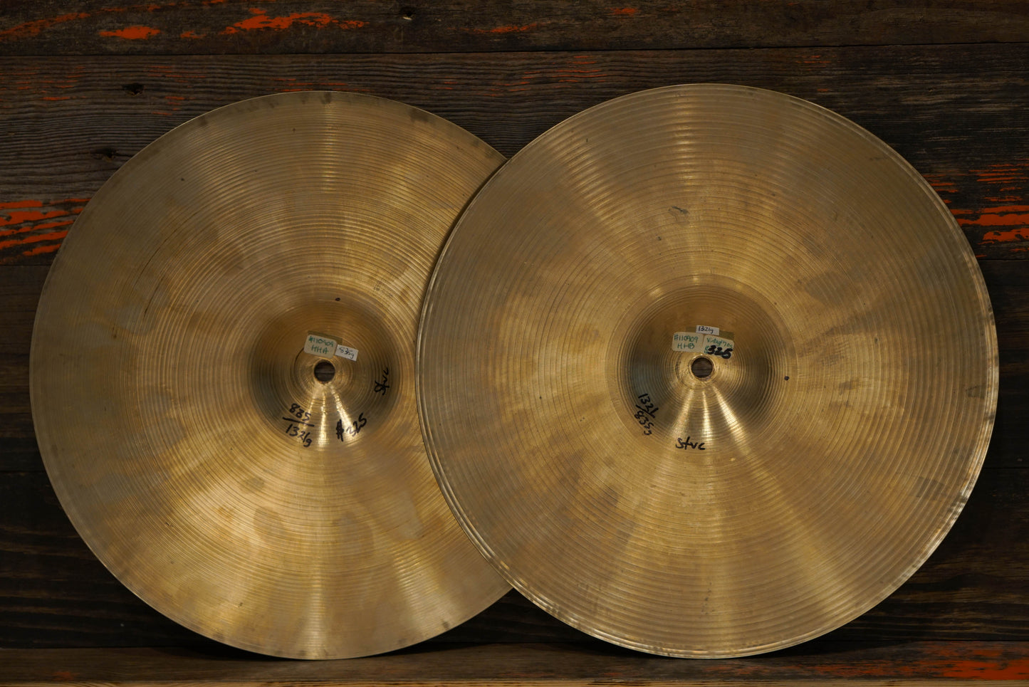 Zildjian 14" Avedis 1970s New Beat Hi-Hat Cymbals - 835/1321g
