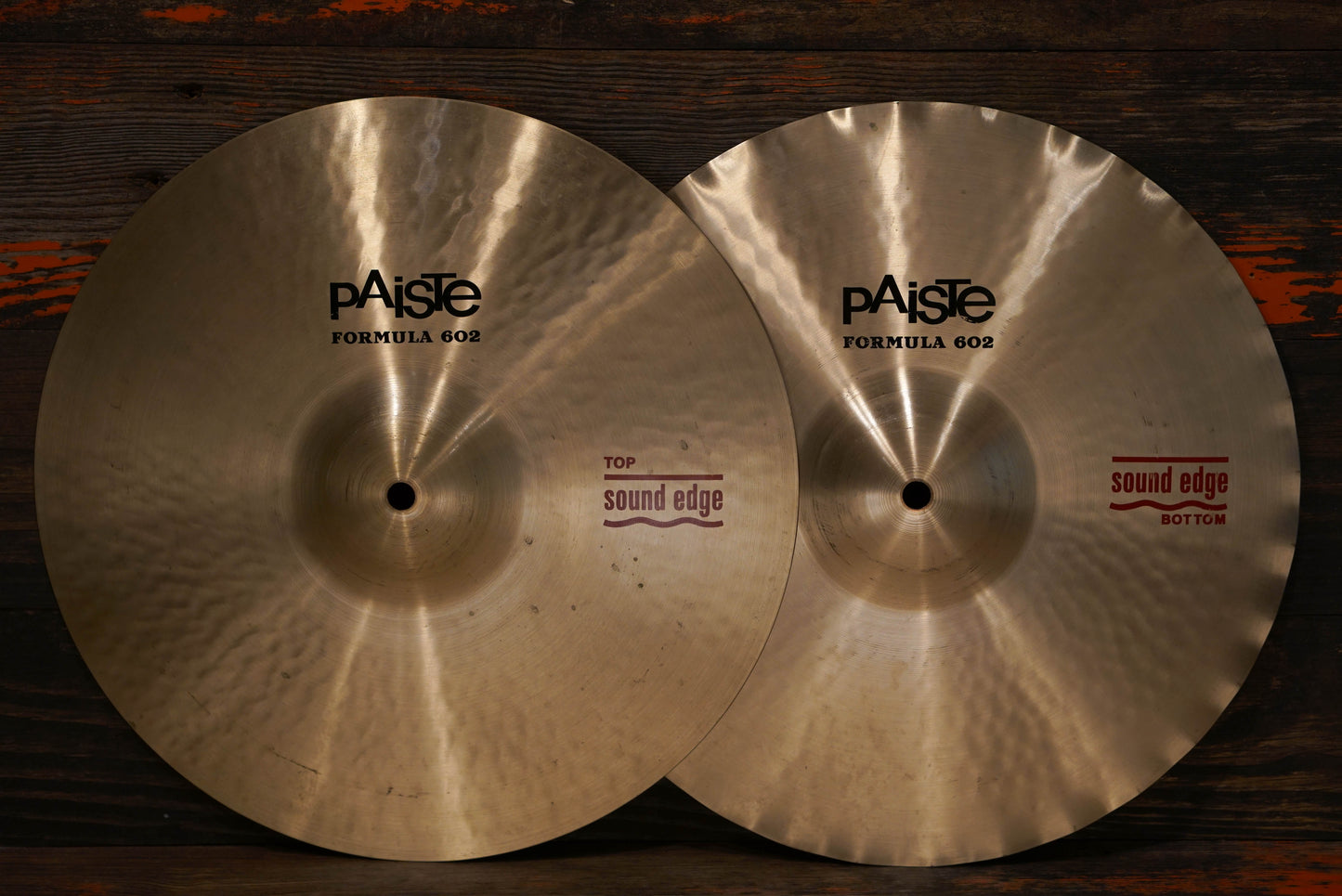 Paiste 14" Formula 602 Sound Edge Hi-Hat Cymbals - 832/1004g