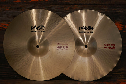 Paiste 14" Formula 602 Sound Edge Hi-Hat Cymbals - 832/1004g