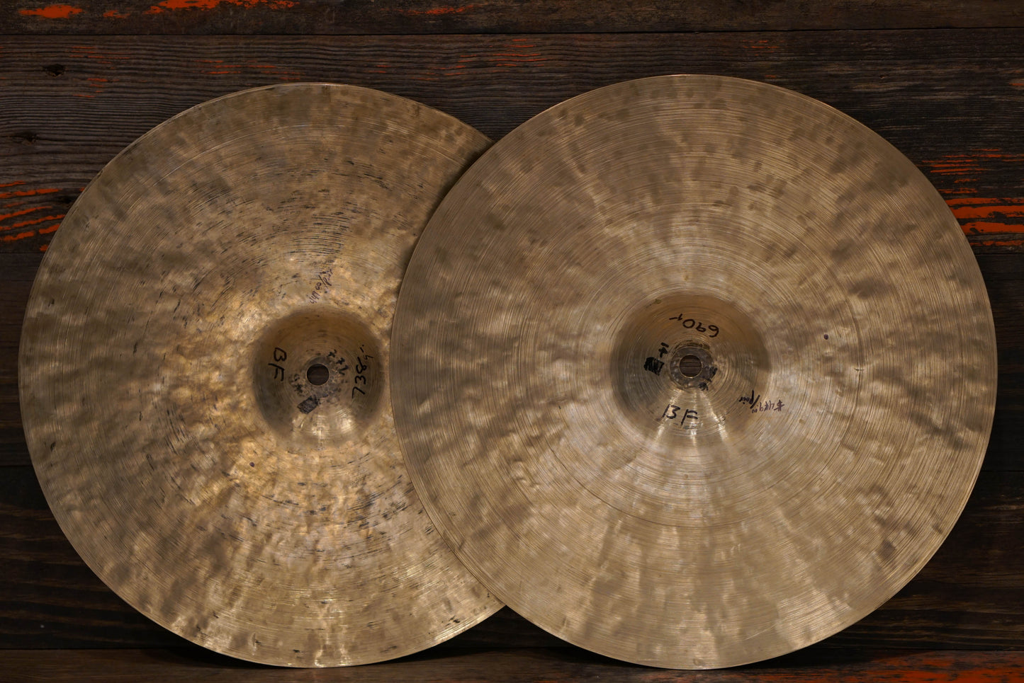 Quiqeg 14" Hi-Hat Cymbals - 690/738g