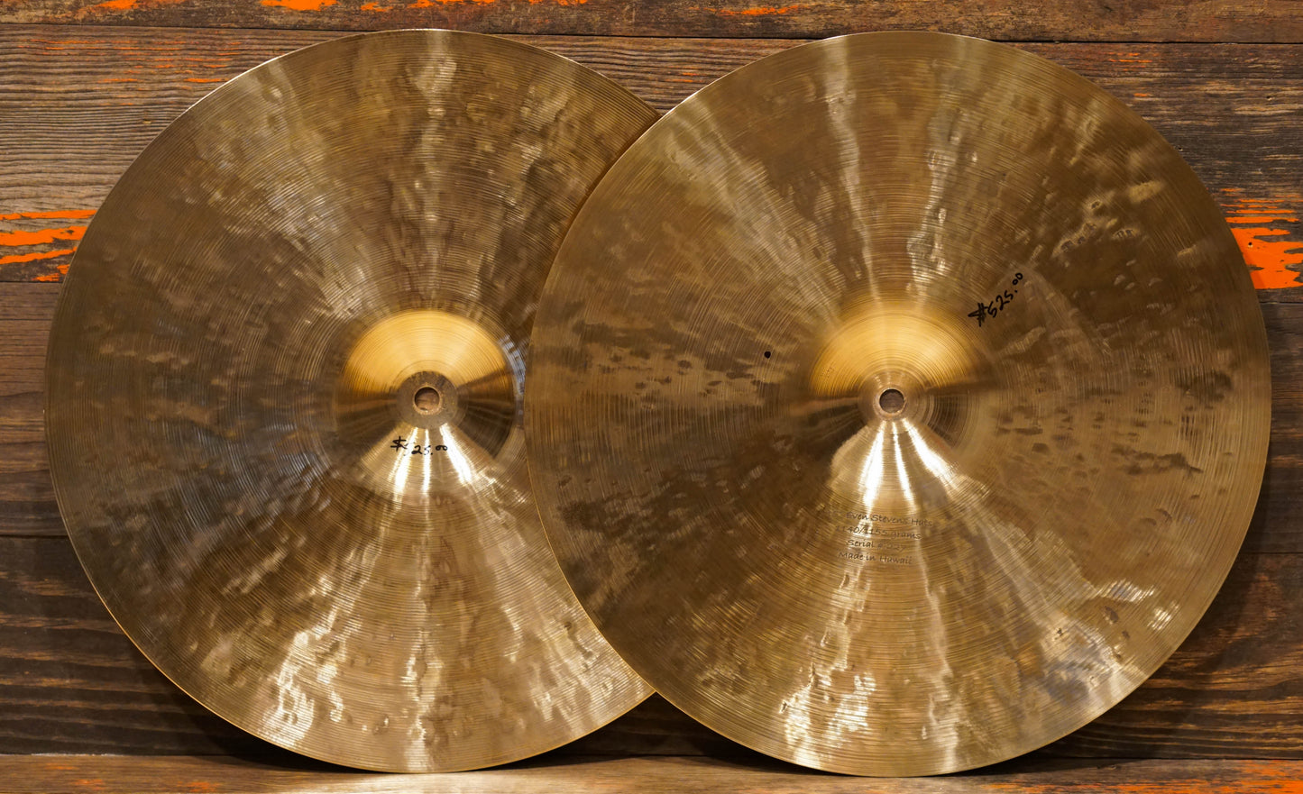 Big Island 15" Even Stevens Hi-Hat Cymbals - 1140/1155g