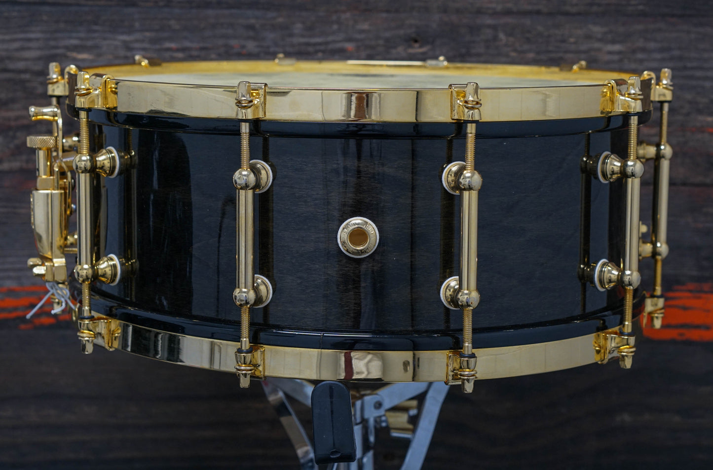 Pearl 5.5x14" 50th Anniversary Solid Maple Snare Drum - Black Mist Lacquer - Sucherman