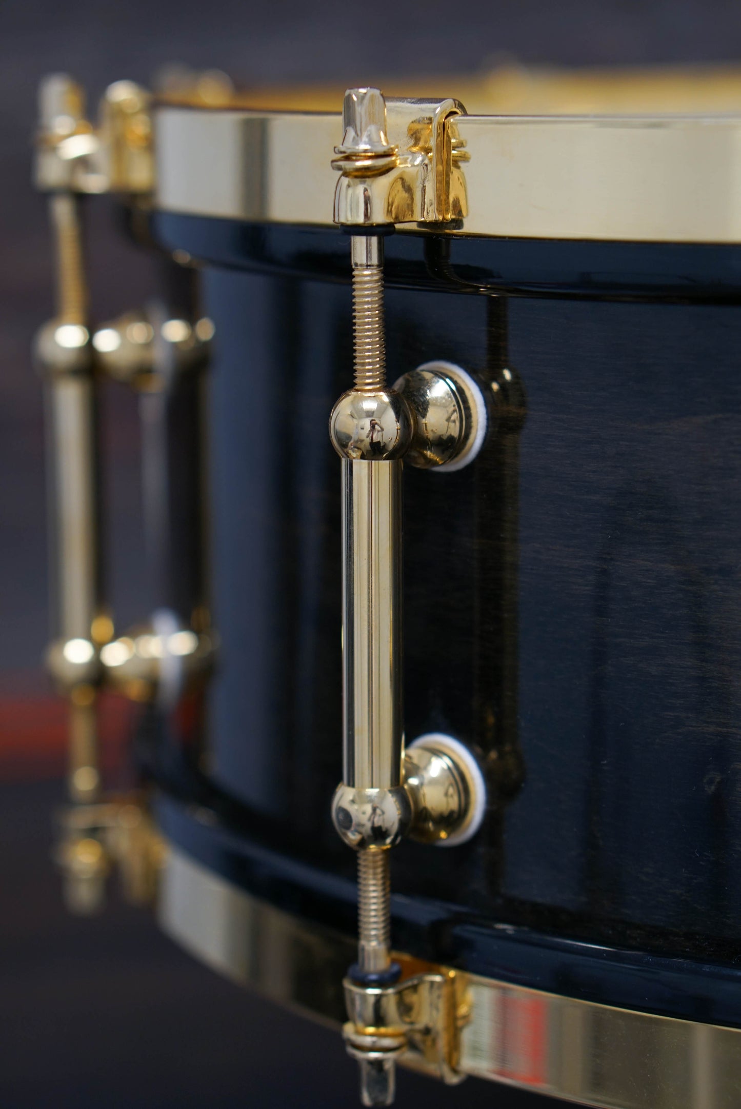 Pearl 5.5x14" 50th Anniversary Solid Maple Snare Drum - Black Mist Lacquer - Sucherman
