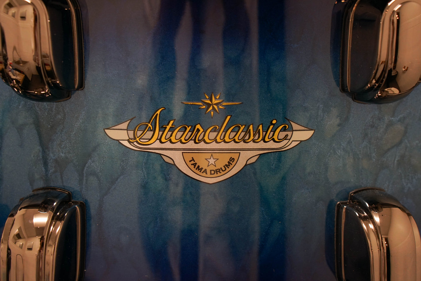 Tama 6.5x14" Starclassic Maple Snare Drum - Molten Electric Blue Burst