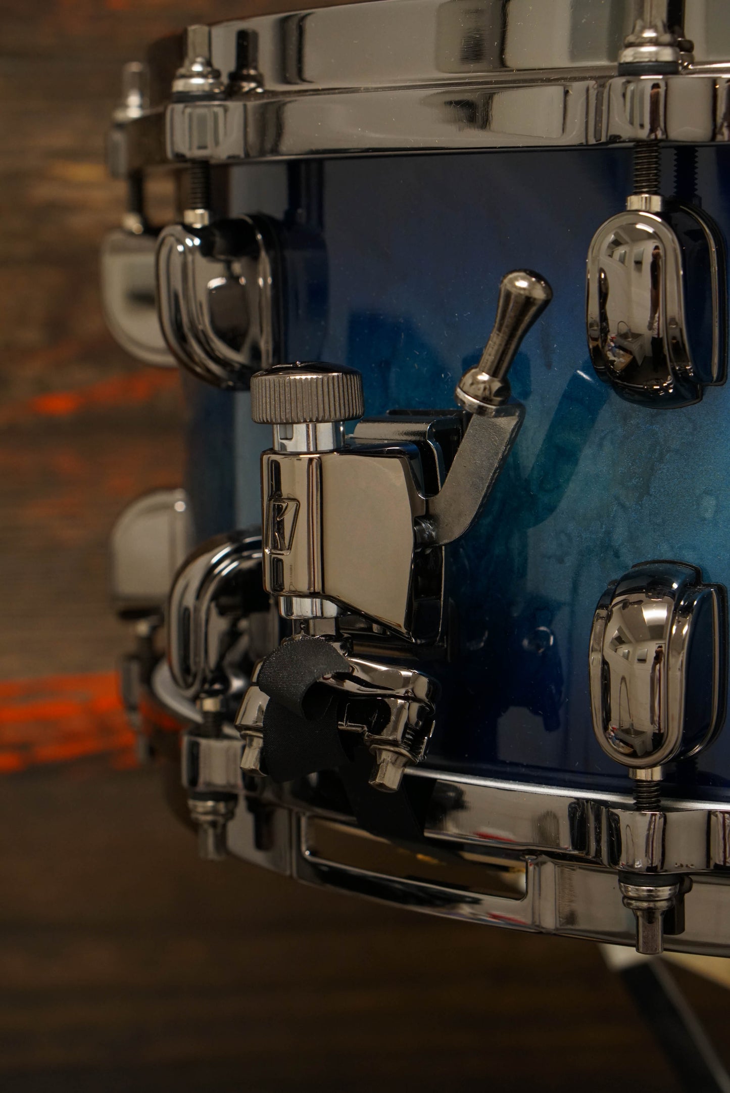 Tama 6.5x14" Starclassic Maple Snare Drum - Molten Electric Blue Burst