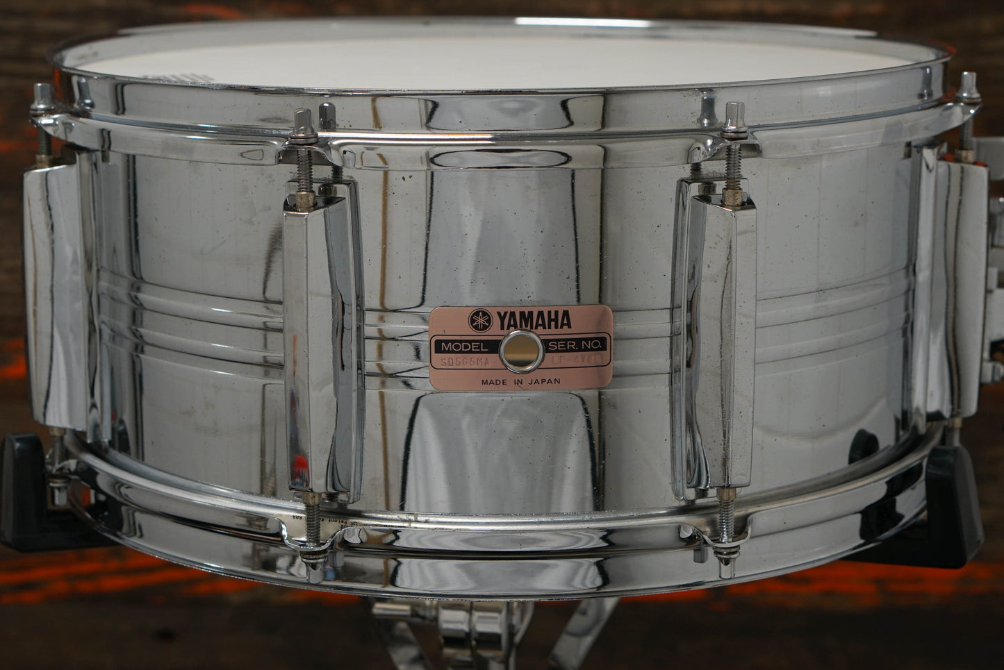 Yamaha 6.5x14 1980s Steel 8-Lug Snare Drum