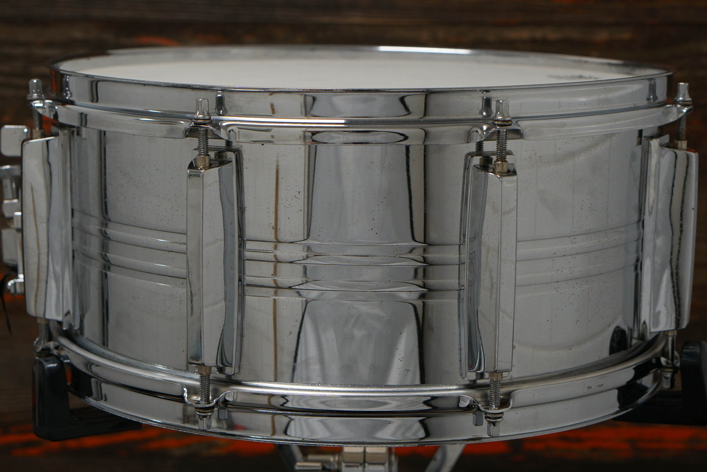 Yamaha 6.5x14 1980s Steel 8-Lug Snare Drum