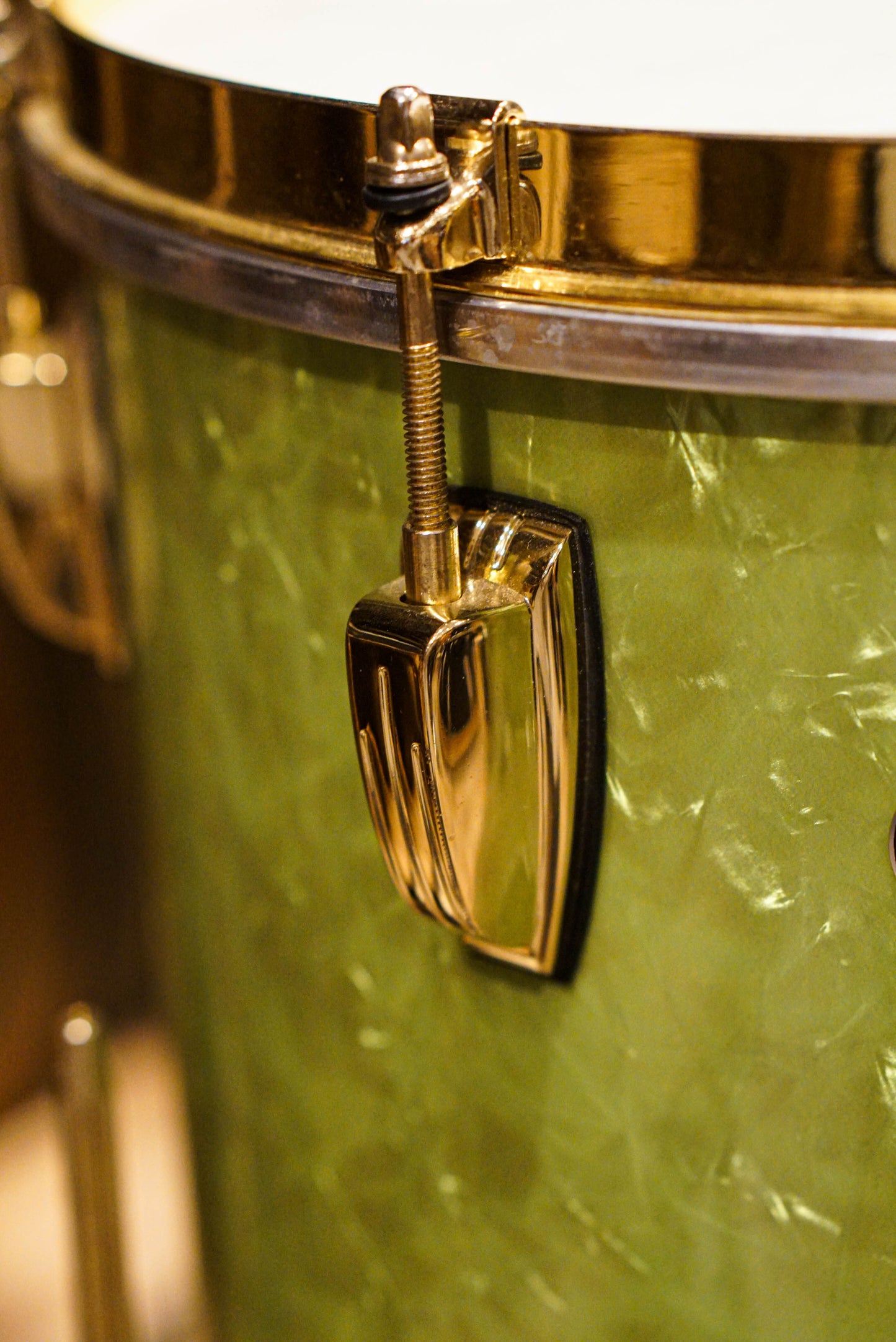 Ludwig Classic Maple 22/13/16/6.5x14 110th Anniversary Drum Set in Vintage Emerald Pearl