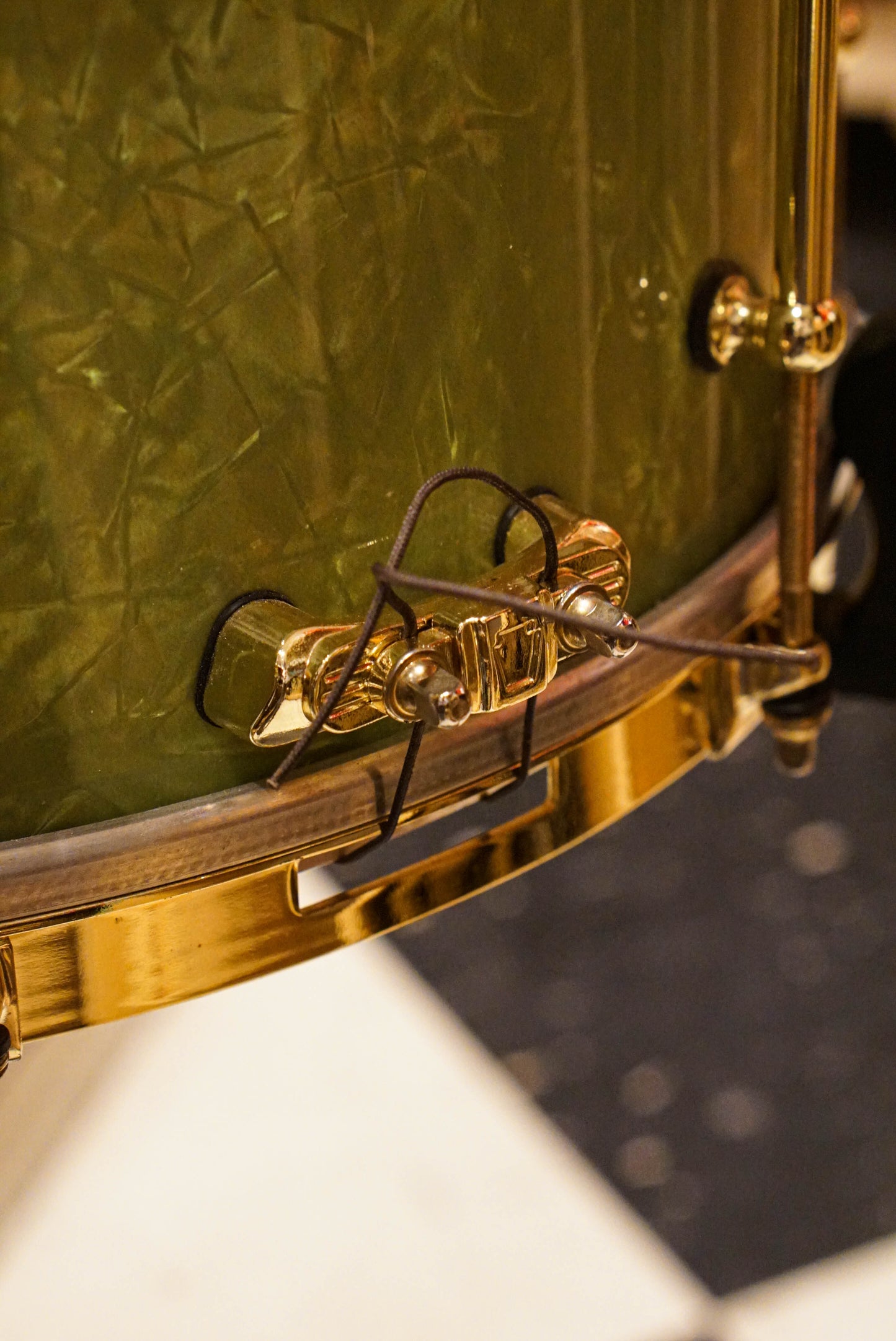 Ludwig Classic Maple 22/13/16/6.5x14 110th Anniversary Drum Set in Vintage Emerald Pearl