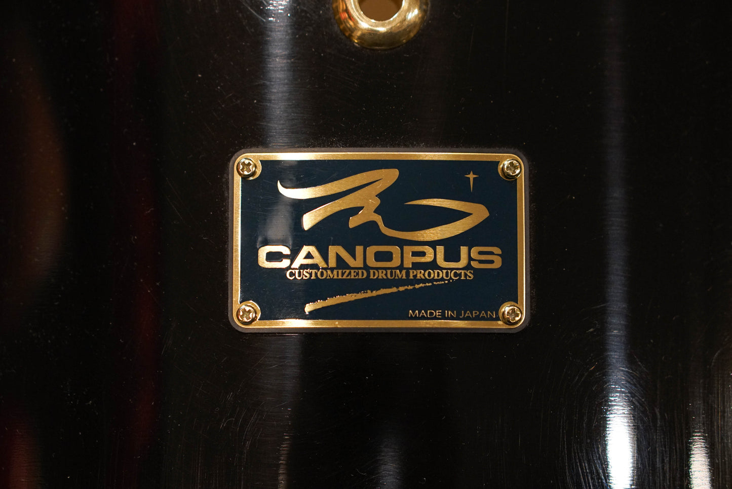 Canopus 14x18" RFM Maple Bass Drum - Black Lacquer