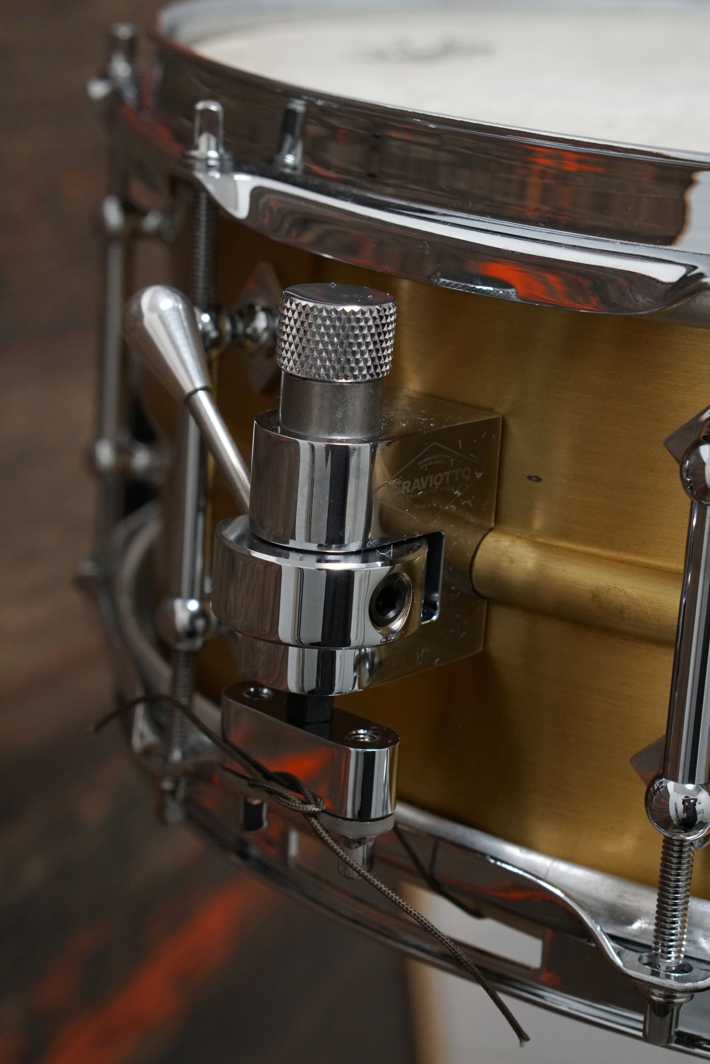 Craviotto 5.5x14" AK Masters Metal Brass Snare Drum - #20/40