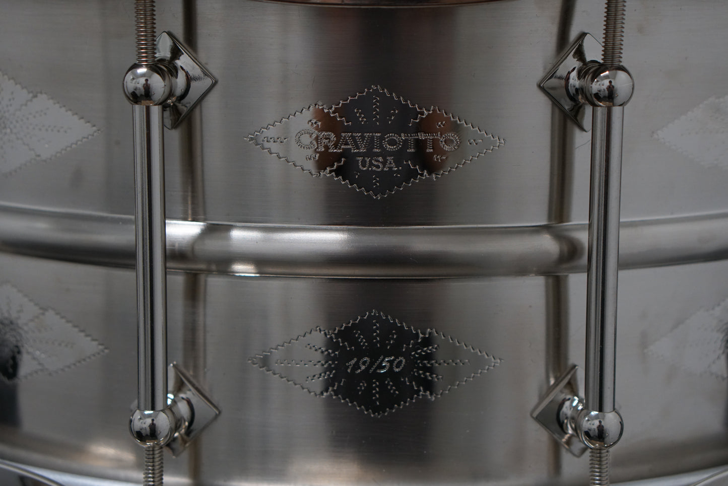 Craviotto 6.5x14" AK Masters Metal Nickel-Over-Brass Snare Drum - #19/50