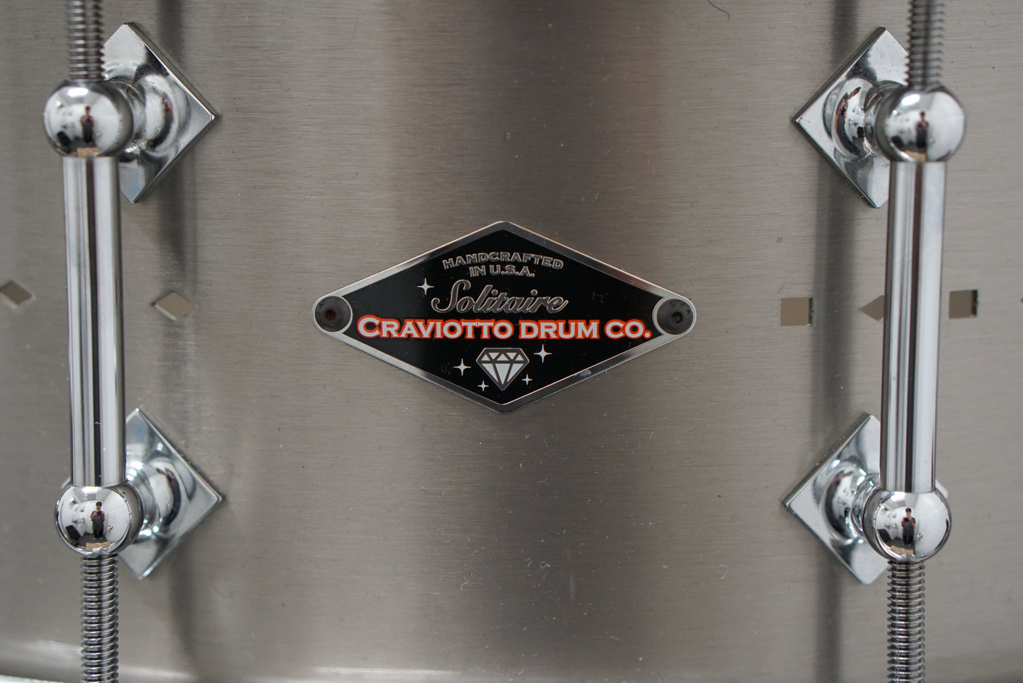 Craviotto 6x14" Solitaire Titanium Snare Drum - Pewter