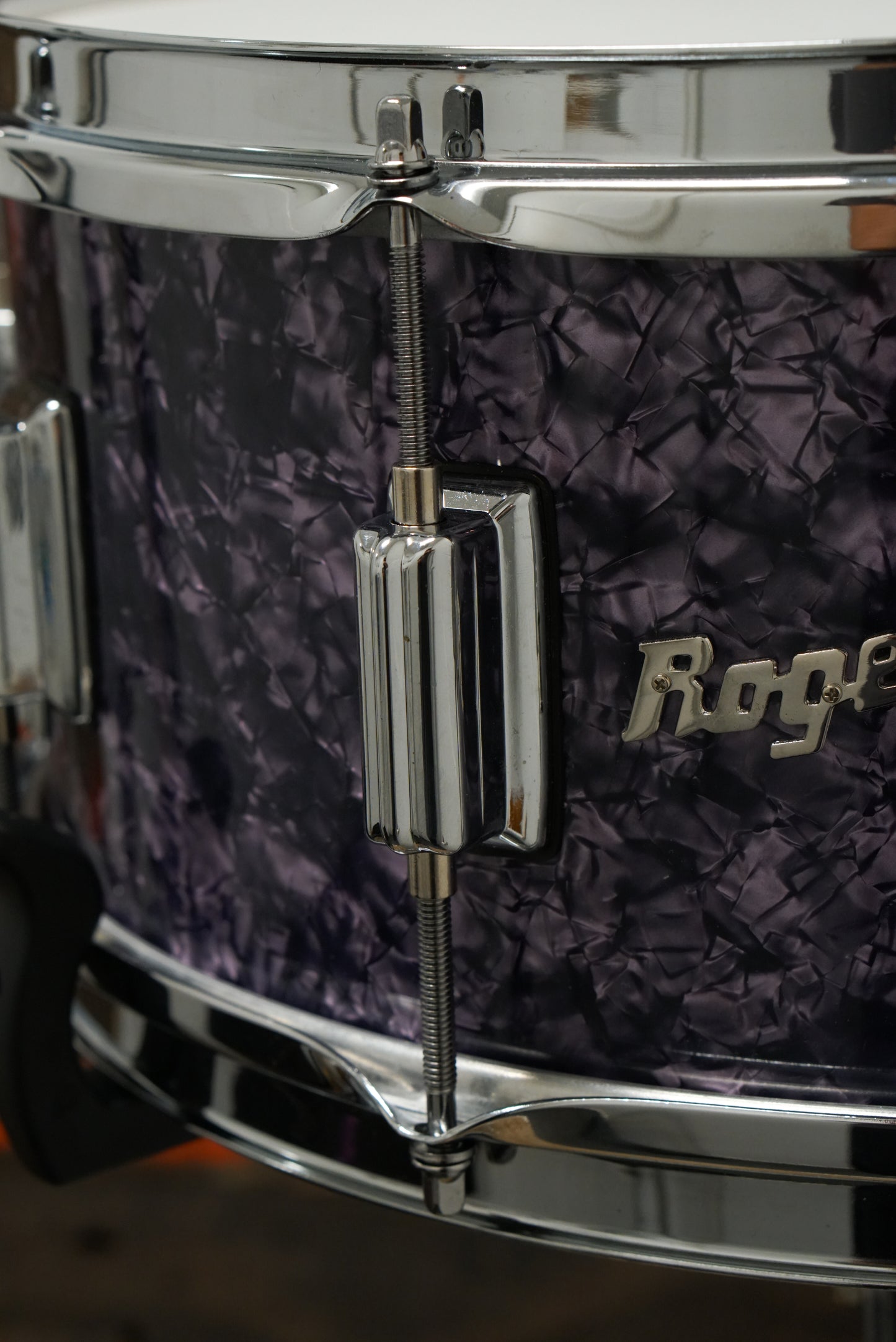 Rogers 6.5x14" Dyna-Sonic (Reissue) Snare Drum - Purple Diamond Pearl
