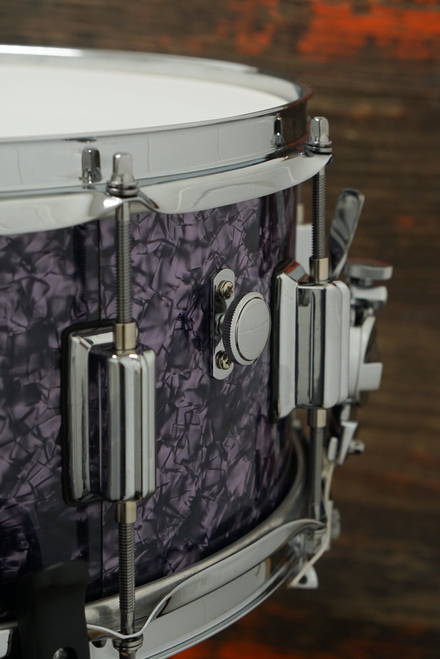 Rogers 6.5x14" Dyna-Sonic (Reissue) Snare Drum - Purple Diamond Pearl