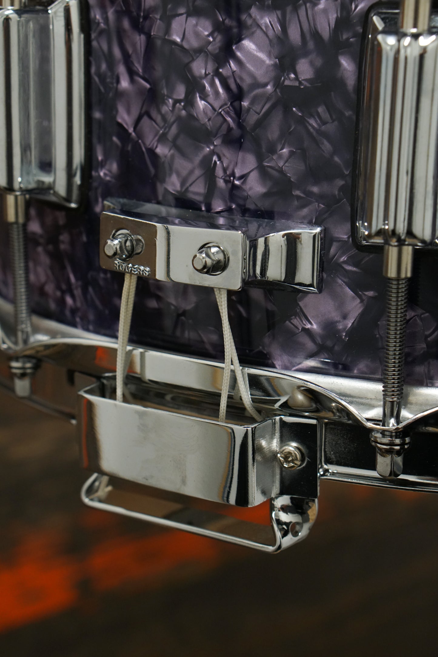 Rogers 6.5x14" Dyna-Sonic (Reissue) Snare Drum - Purple Diamond Pearl