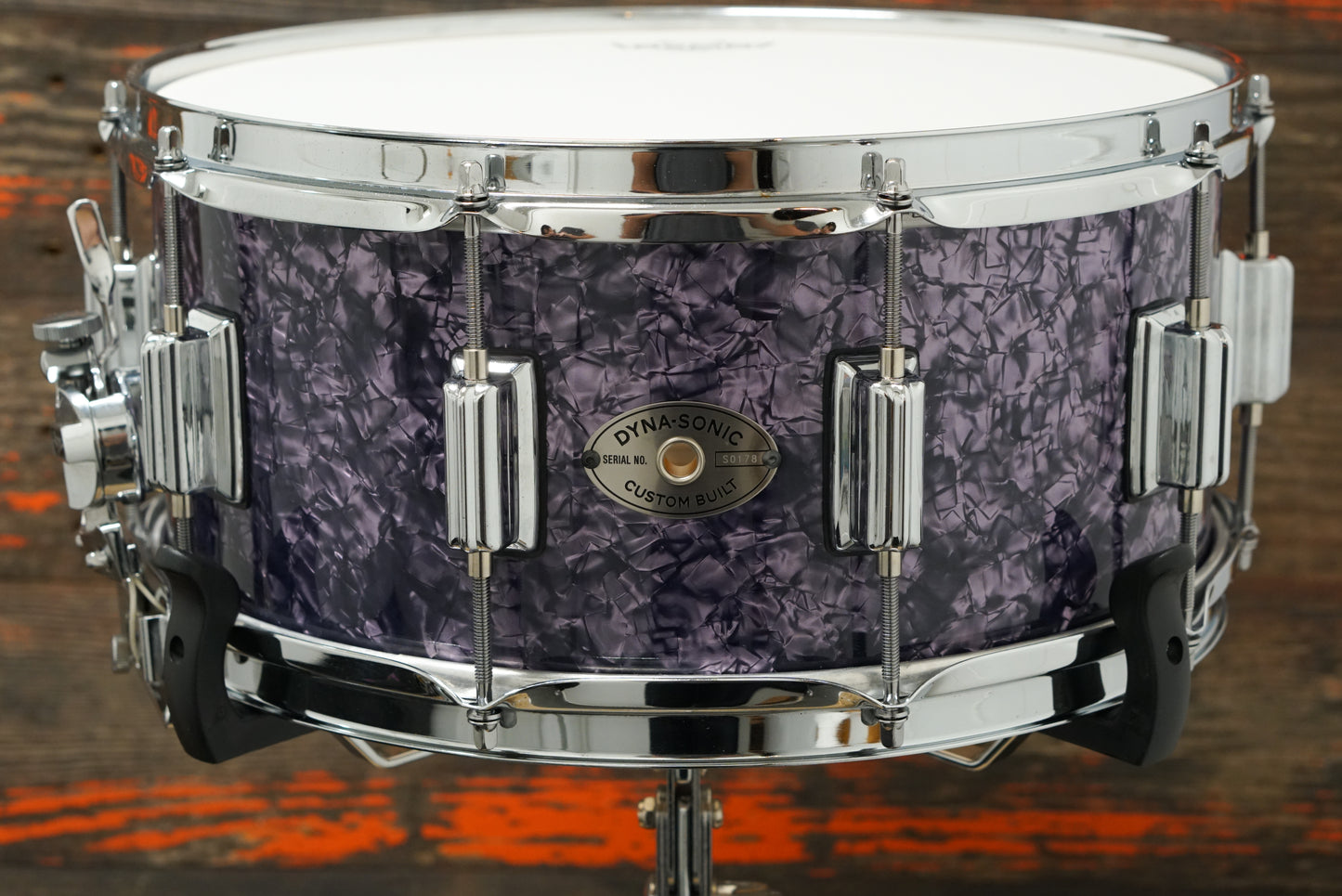 Rogers 6.5x14" Dyna-Sonic (Reissue) Snare Drum - Purple Diamond Pearl