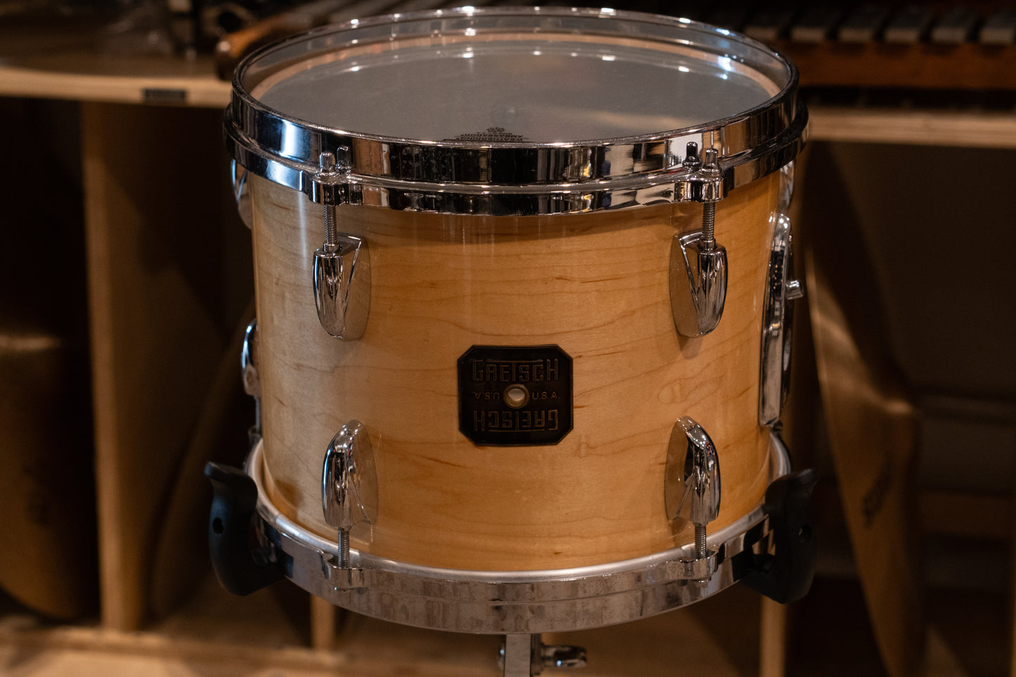 Gretsch 12/14/18" Drum Set - 1970s Satin Natural - Refin