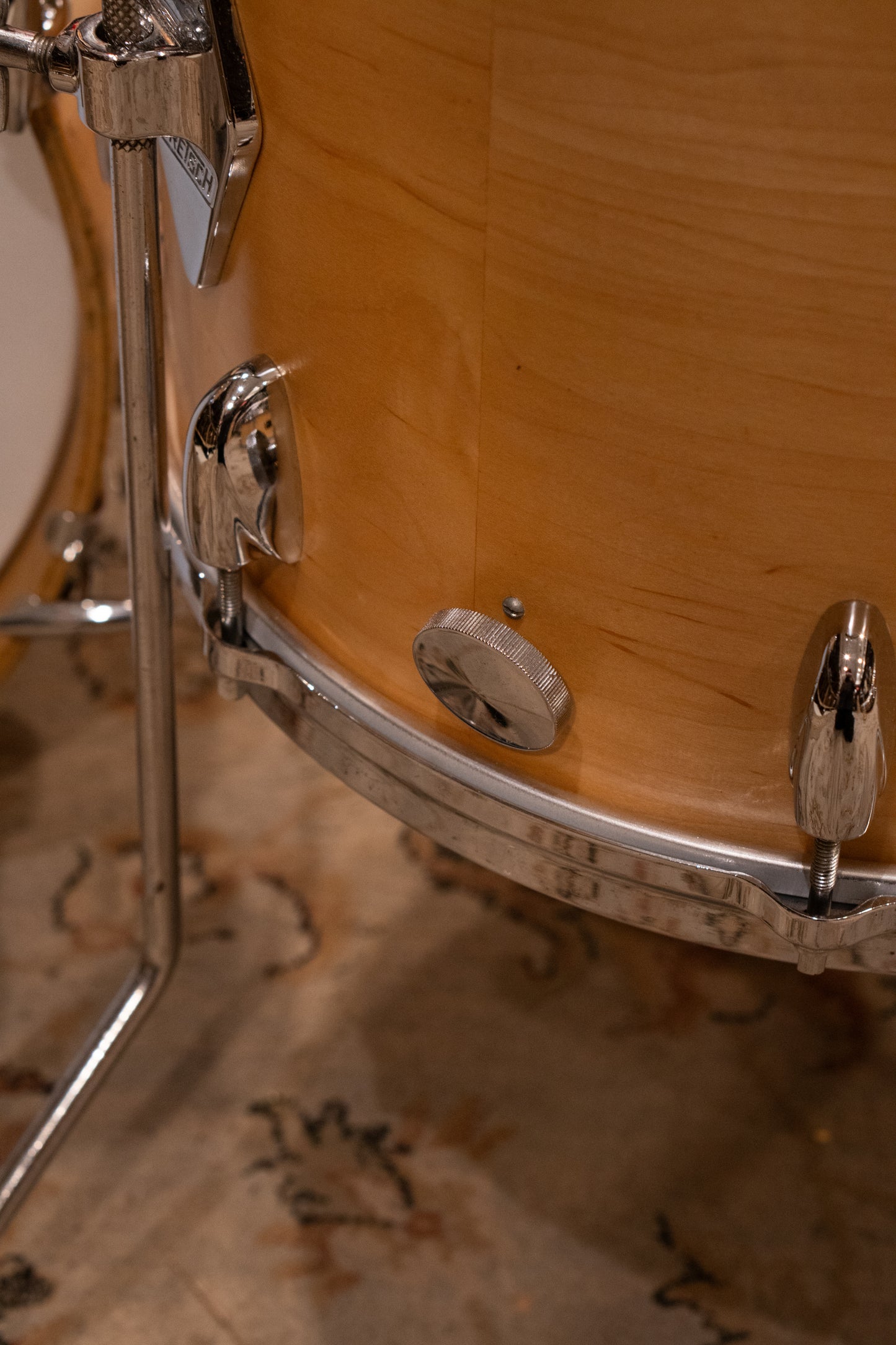 Gretsch 12/14/18" Drum Set - 1970s Satin Natural - Refin