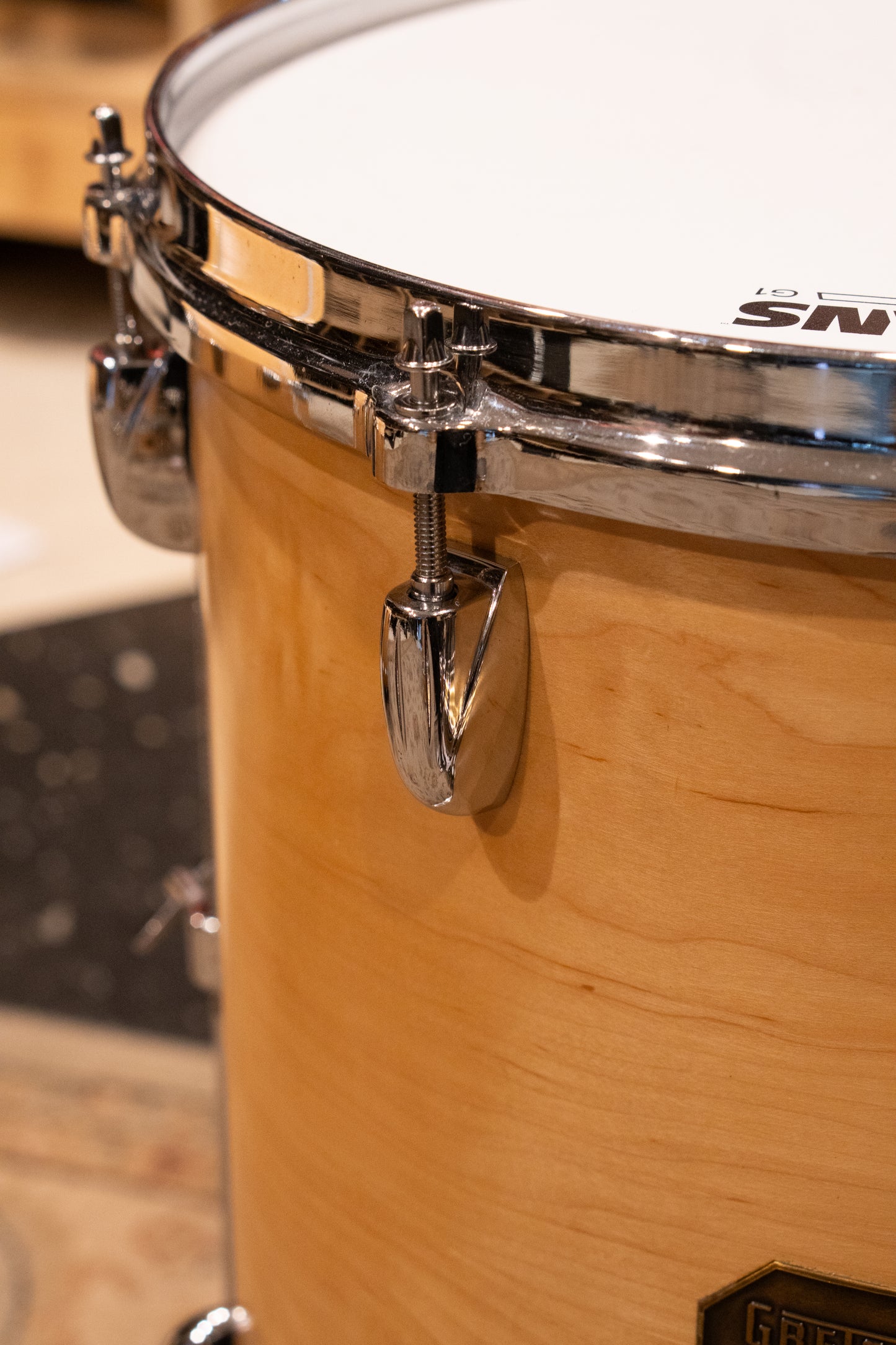 Gretsch 12/14/18" Drum Set - 1970s Satin Natural - Refin