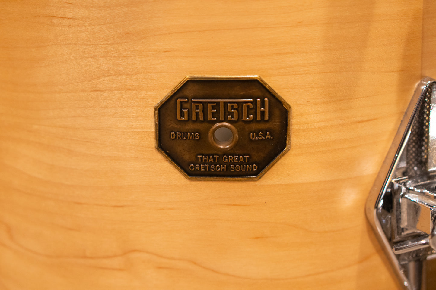 Gretsch 12/14/18" Drum Set - 1970s Satin Natural - Refin