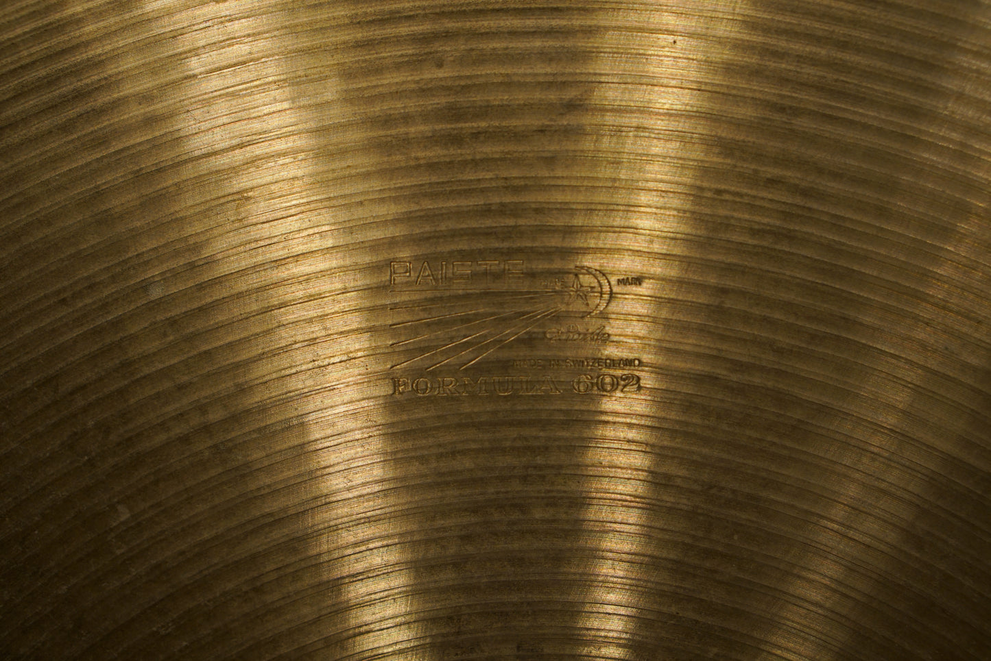 Paiste 18" Formula 602 1970s Medium Ride Cymbal - 1776g