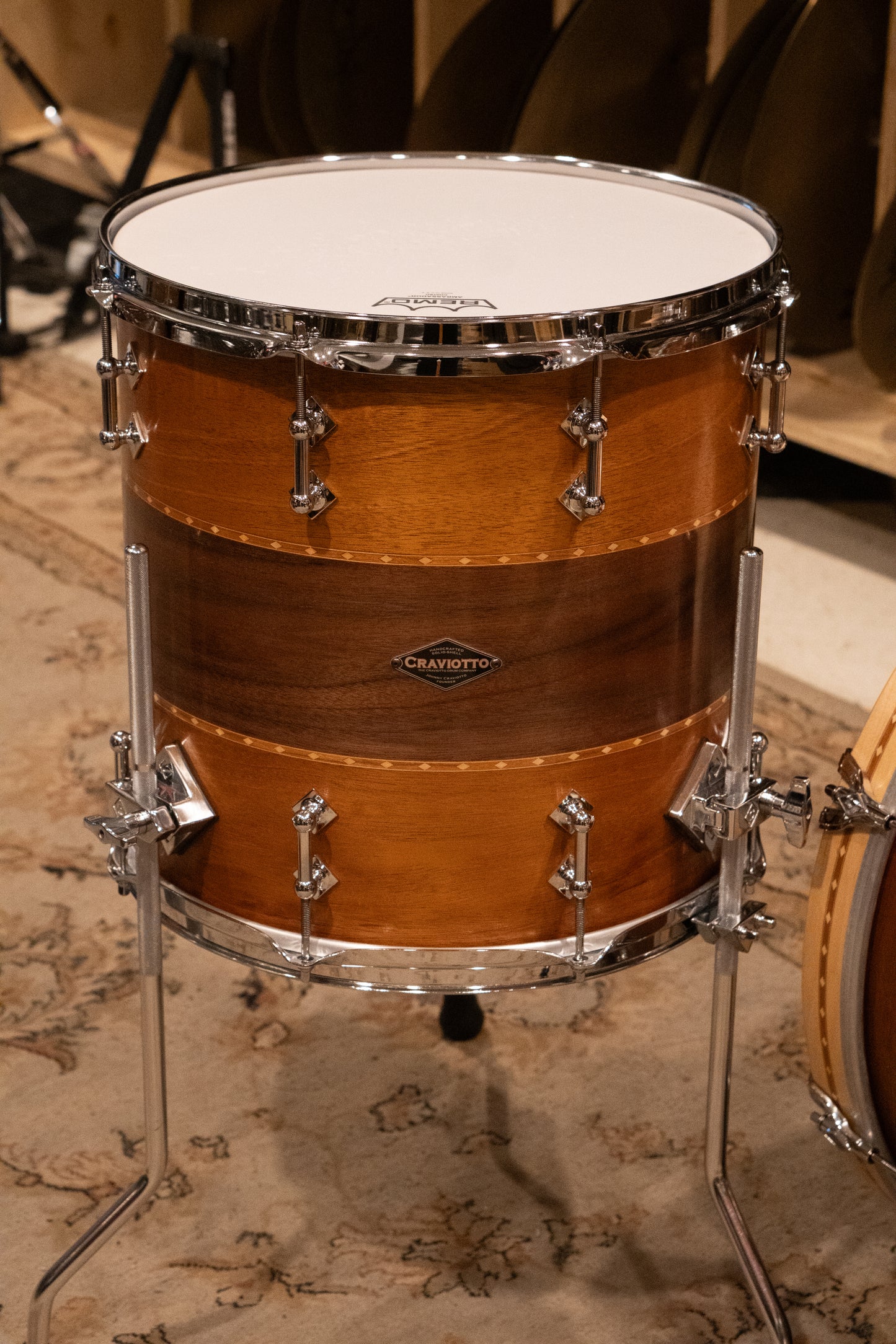 Craviotto 12/14/20" Walnut/Mahogany Drum Set - 2024