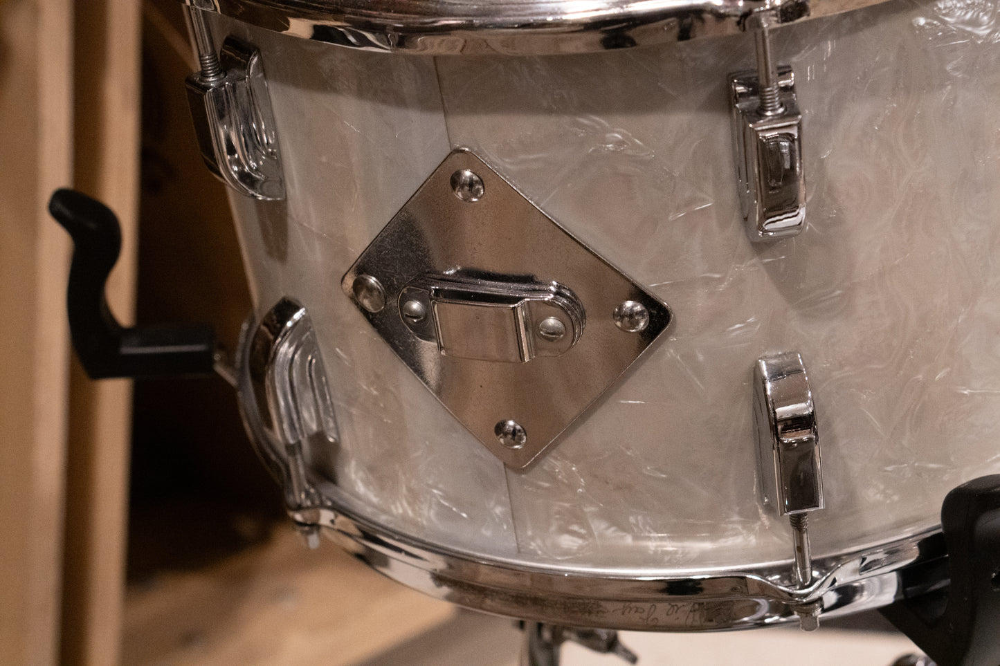 Leedy 12/14/20" Drum Set - 1960s White Marine Pearl