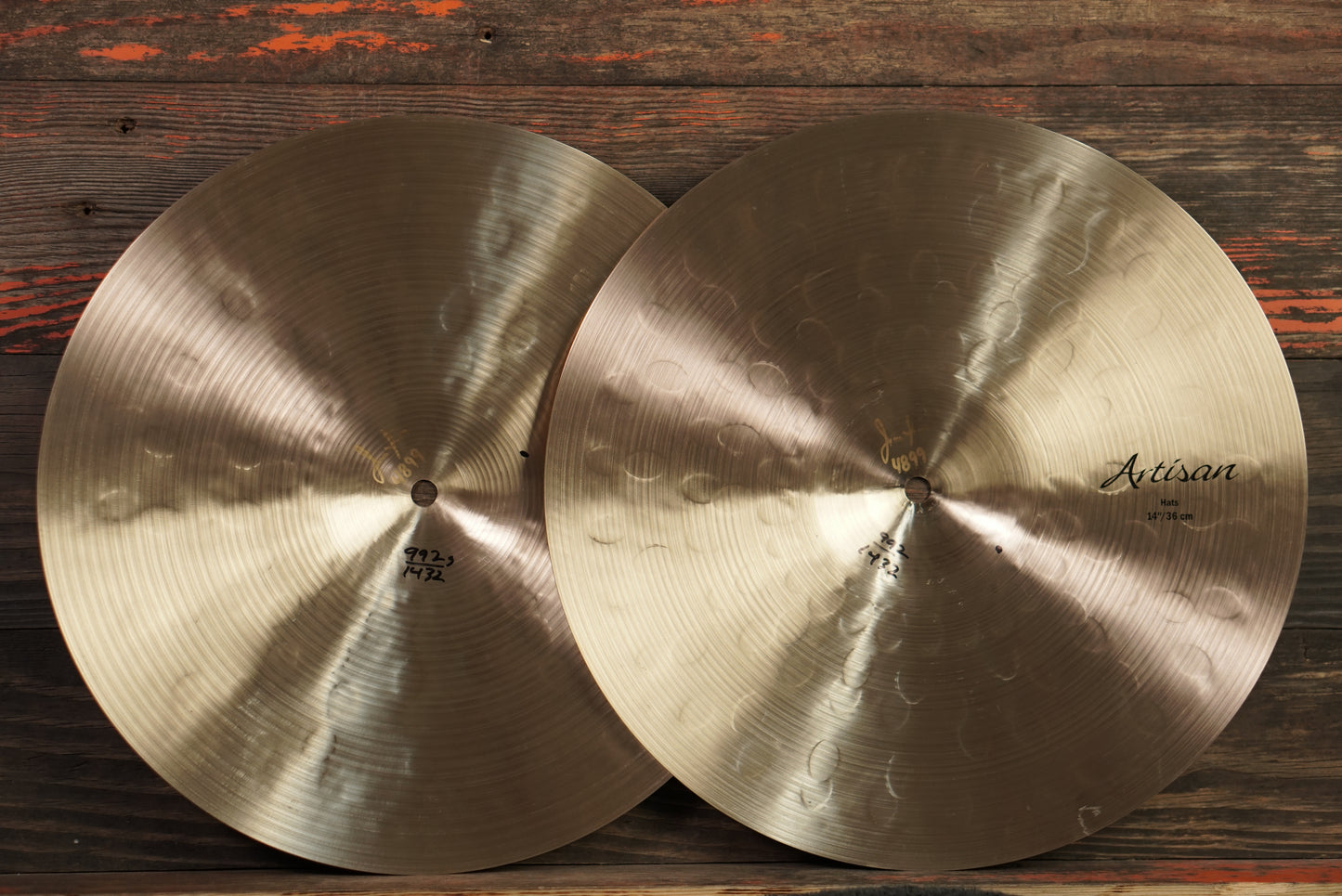 Sabian 14" Artisan Hi-Hat Cymbals - 992/1432g
