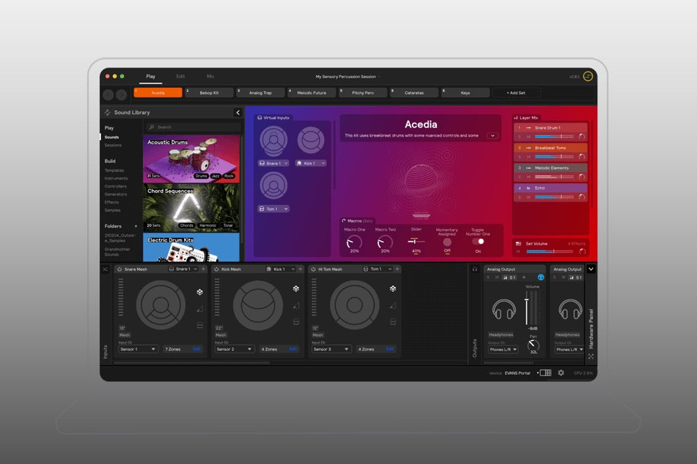 Evans Hybrid Sensory Percussion Sound System