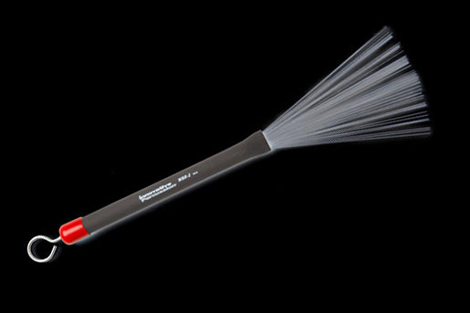 Innovative Percussion Wire Retractable Brush w/pull rod 7.25" - Heavy (WBR-2)