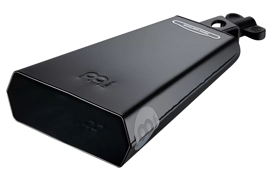 Meinl Percussion 8" Headliner® Series Cowbell, Black powder coated steel, Timbales Cowbell