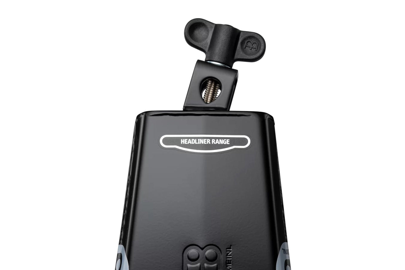 Meinl Percussion 5" Headliner® Series Cowbell, Black powder coated steel, Cha Cha Cowbell