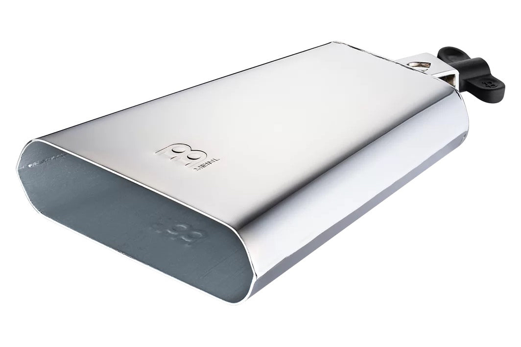 Meinl Percussion 7 1/2" Chrome Finish Cowbell, Salsa Timbales Cowbell, High polished chrome