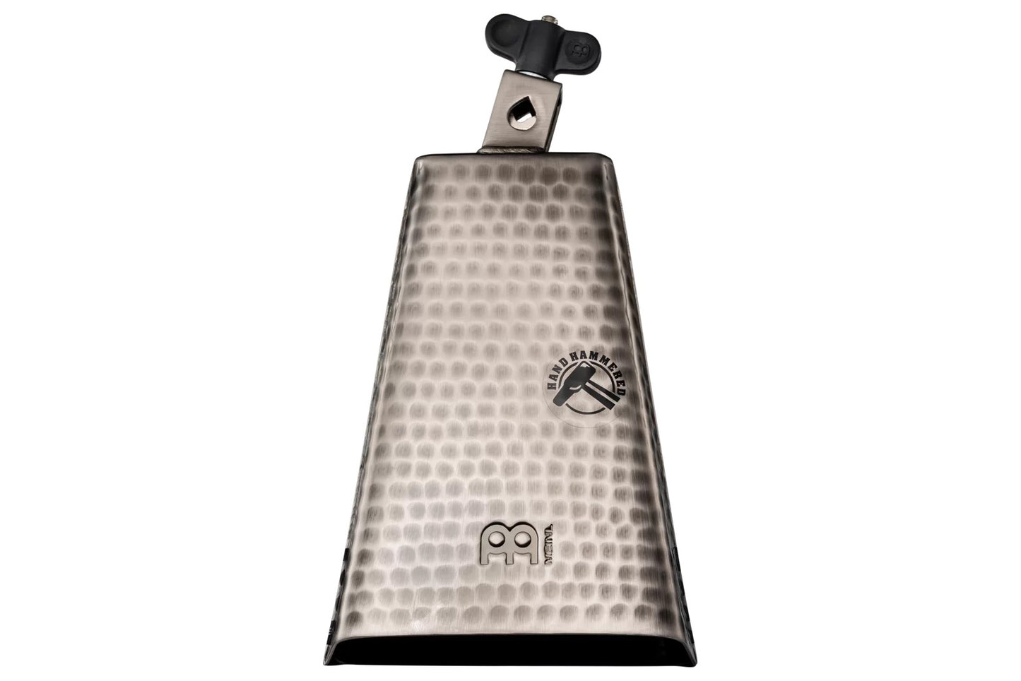Meinl Percussion 8" Hammered Cowbell, Hand brushed steel, Timbales Cowbell Big Mouth