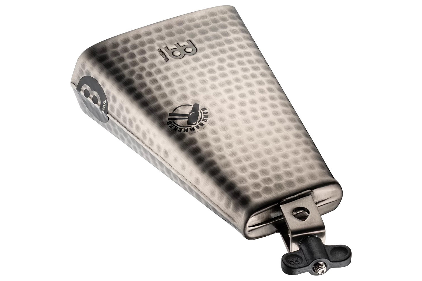 Meinl Percussion 8" Hammered Cowbell, Hand brushed steel, Timbales Cowbell Big Mouth