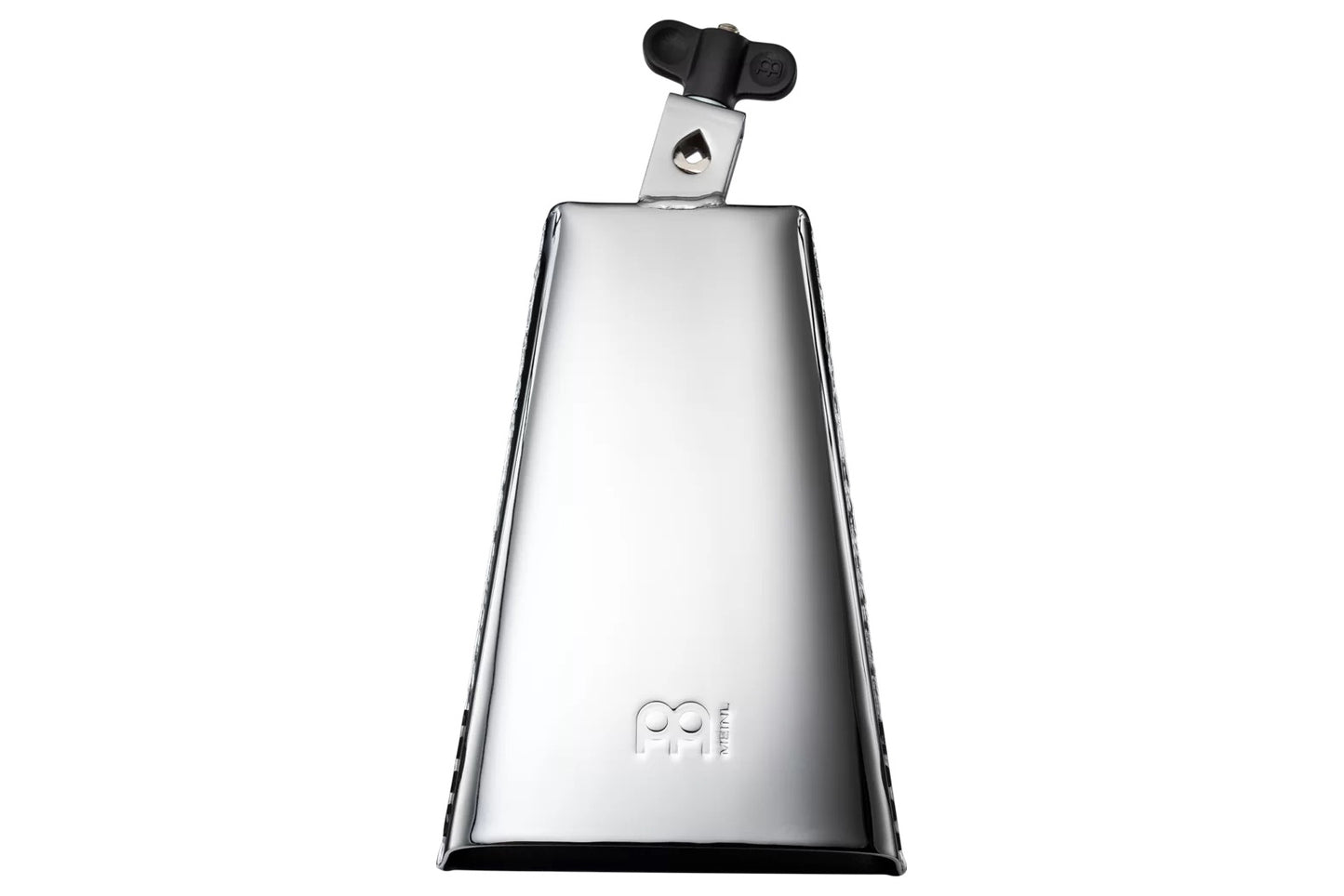 Meinl Percussion 8" Steel Finish Cowbell, Timbales Cowbell Small Mouth, Hand brushed steel