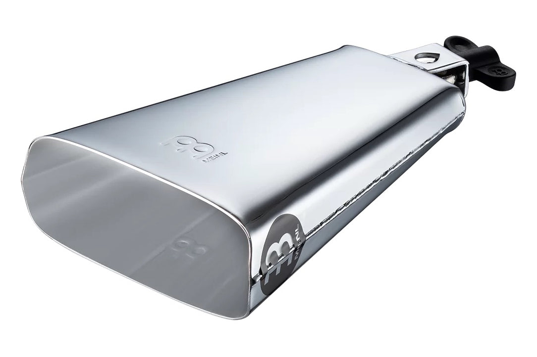 Meinl Percussion 8" Steel Finish Cowbell, Timbales Cowbell Small Mouth, Hand brushed steel