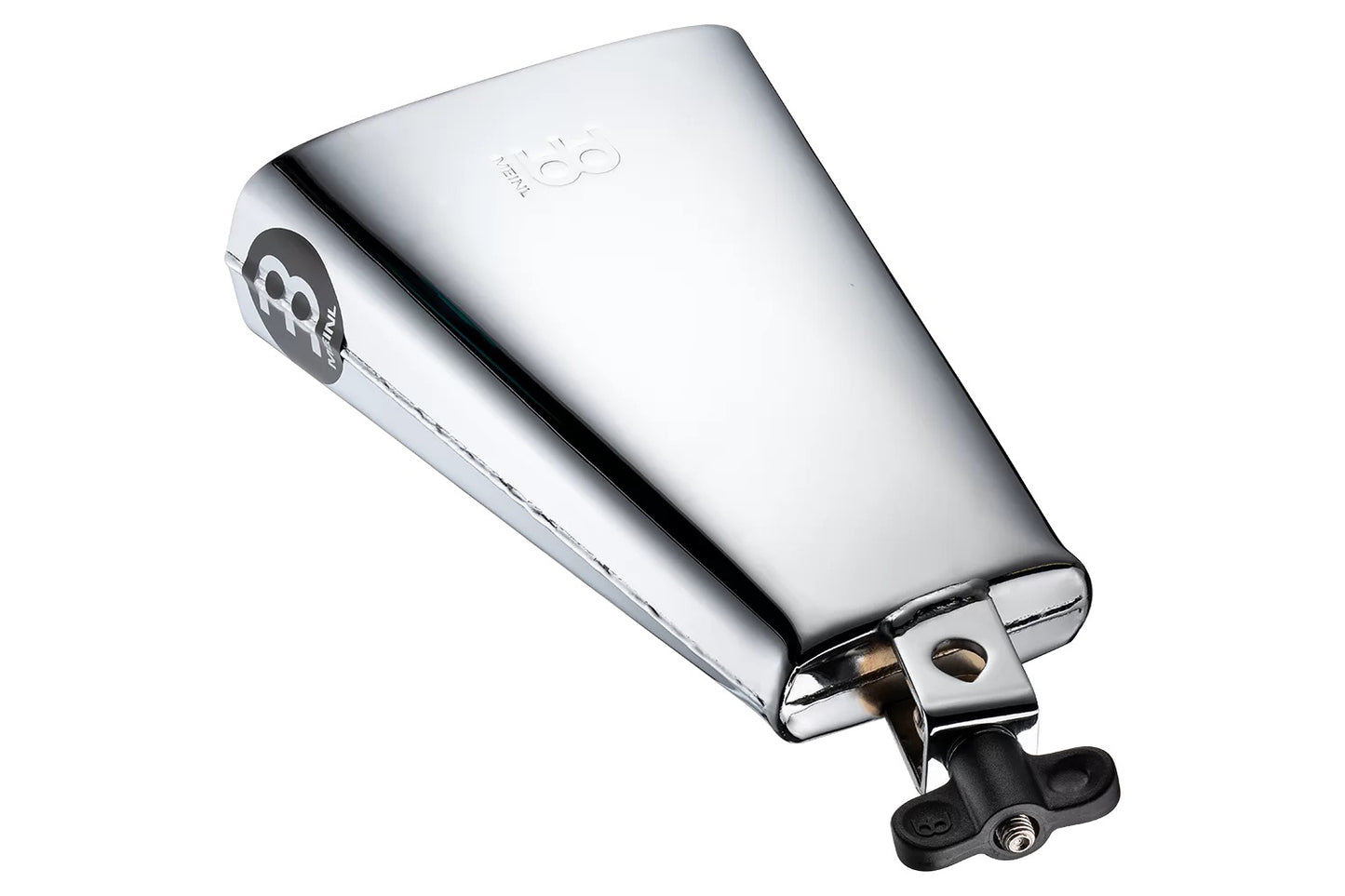 Meinl Percussion 8" Steel Finish Cowbell, Timbales Cowbell Small Mouth, Hand brushed steel