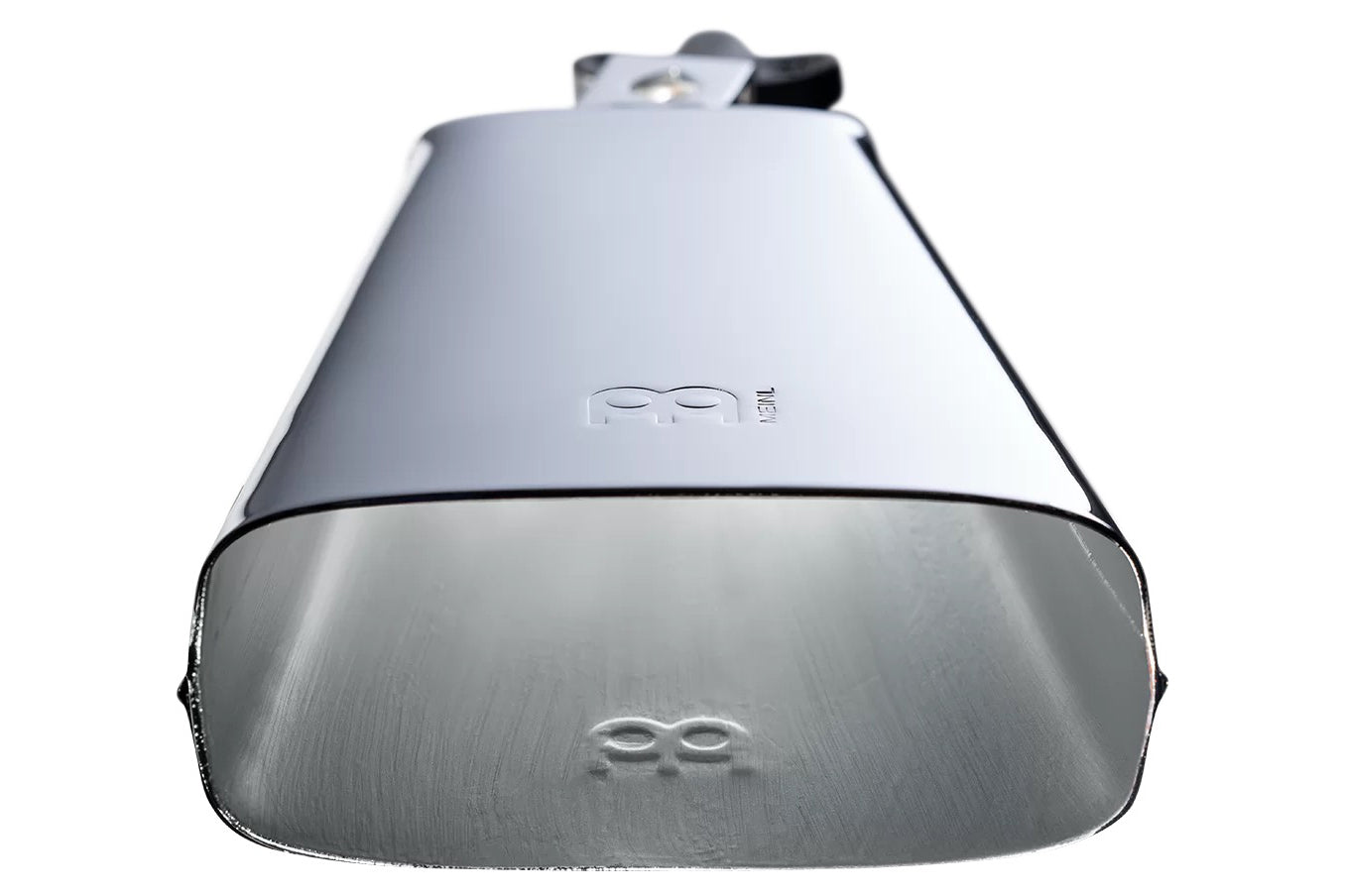 Meinl Percussion 8" Steel Finish Cowbell, Timbales Cowbell Small Mouth, Hand brushed steel