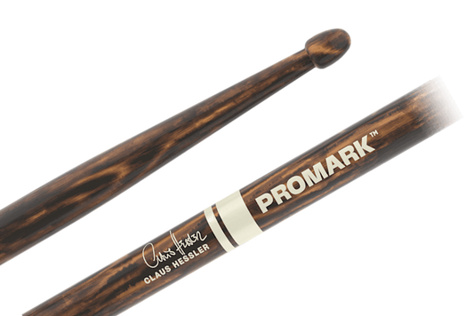 Promark Claus Hessler Signature Activegrip Clear Firegrain Hickory Drum Stick