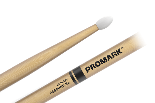 Promark Rebound 5A Hickory Oval Nylon Tip Drum Stick