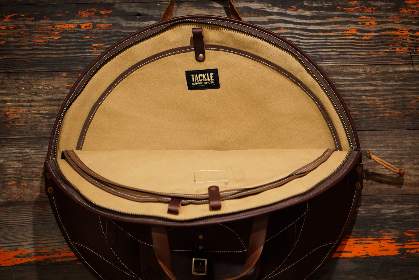 Tackle 22" Leather Backpack Cymbal Bag