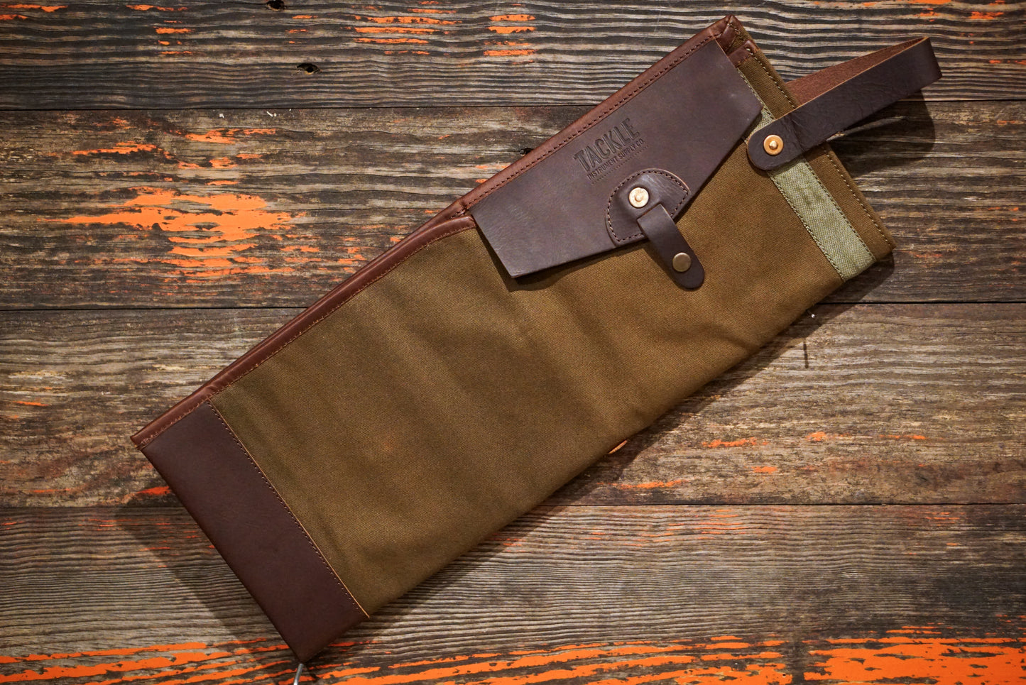 Tackle Waxed Canvas Bi-Fold Stick Bag