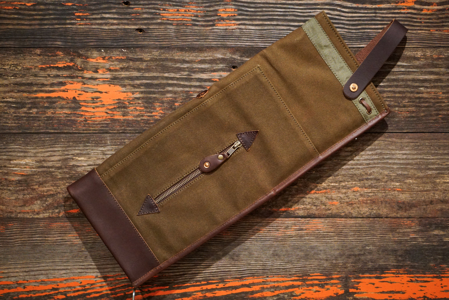 Tackle Waxed Canvas Bi-Fold Stick Bag