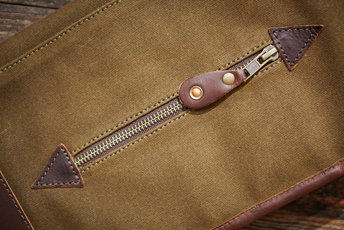Tackle Waxed Canvas Bi-Fold Stick Bag