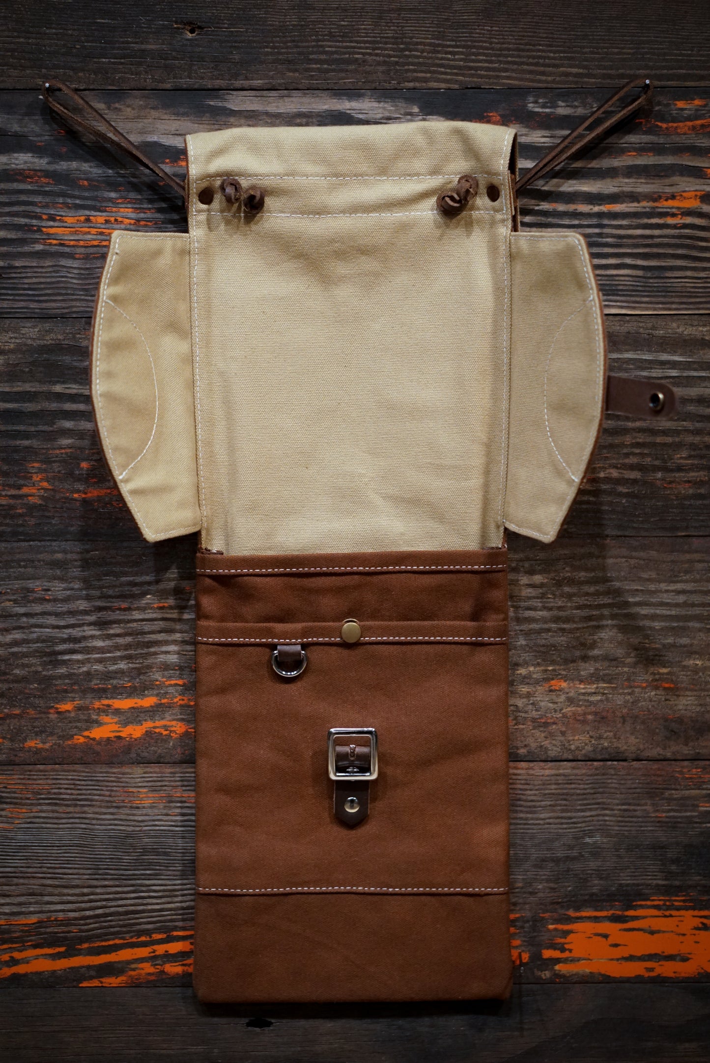 Tackle Waxed Canvas Compact Drum Stick Bag