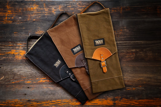Tackle Waxed Canvas Compact Drum Stick Bag