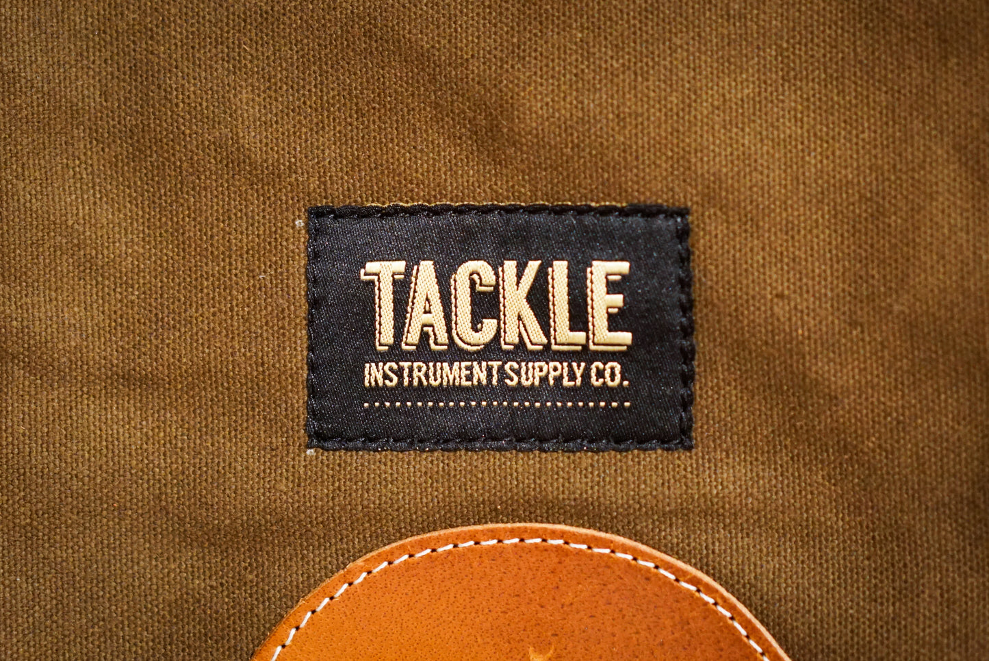Tackle Waxed Canvas Compact Drum Stick Bag